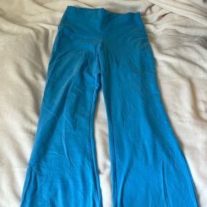 Target blue flared leggings